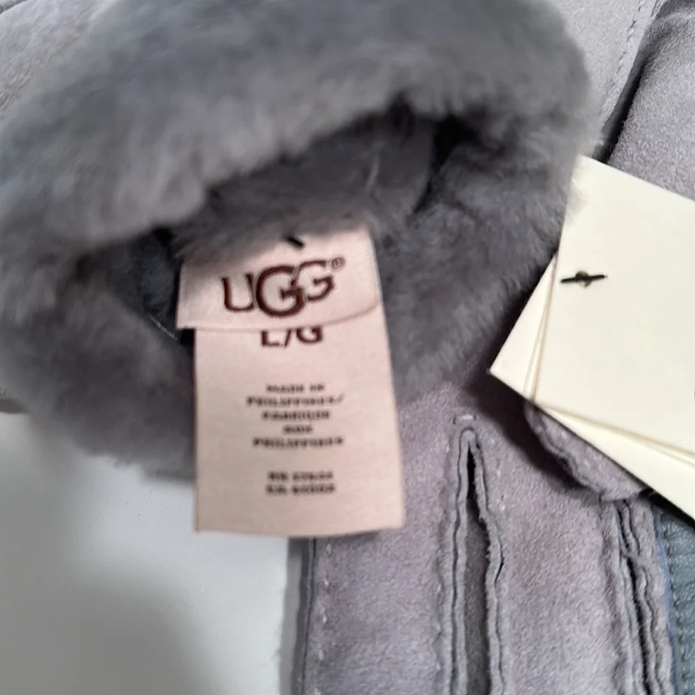UGG size L , leather gloves. - Picture 4 of 7